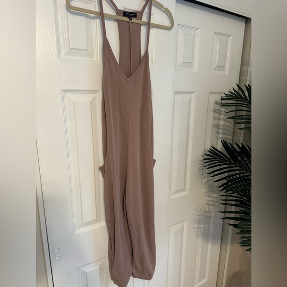 Soft Comfy Lounge Jumpsuit Cropped, Slouchy, Baggy, Maternity, Pant Romper Sz S - Picture 4 of 6